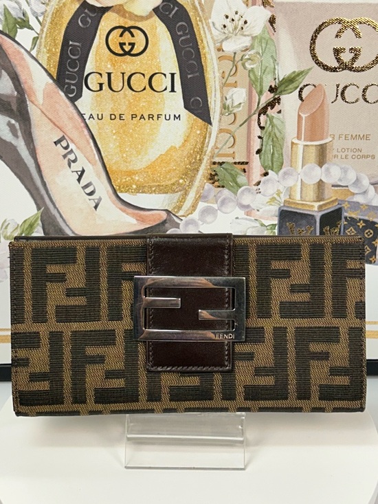 Fendi Handbags - FENDI Zuchino Signature Flap Long Wallet 😍❤️